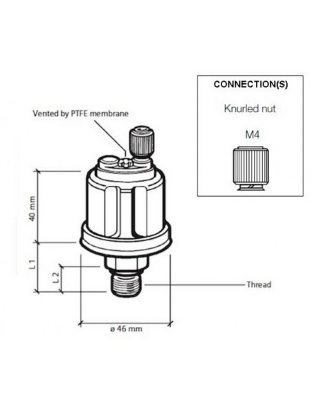 360-081-029-012C VDO Drukgever 1/8-27NPTF/10