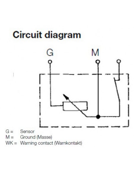 360-081-064-004C VDO Drukgever 10Bar mv WC0.6 M18 x 1.5