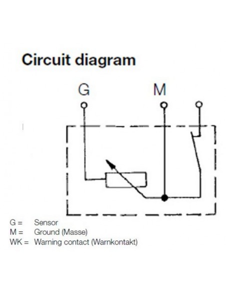 360-081-063-001C VDO Drukgever 10Bar mv WC5.2 M12 x 1.5