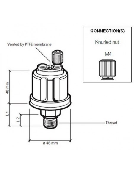 360-081-029-085C VDO Drukgever M12x1,5/5