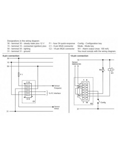 A2C59512371 VDO VLB Toerenteller 300km/h TB 85mm