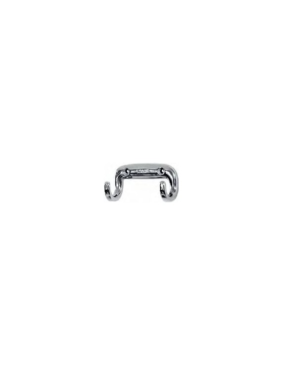 HOOK DOUBLE ST.S 2 HOLE H33MM L65MM