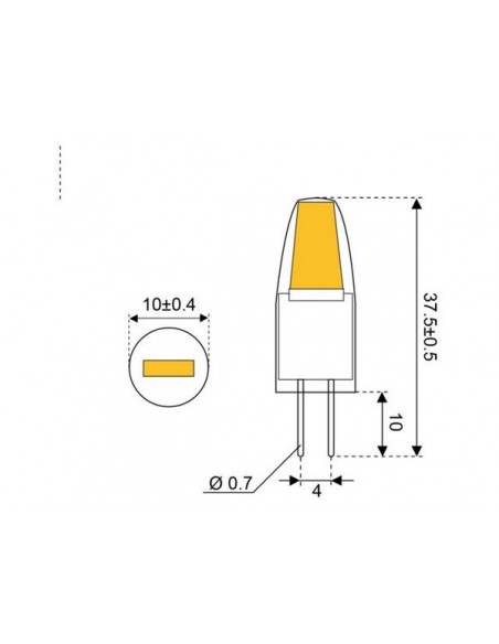 COB-G4 LED1.5CST COB 10-30V G4