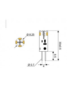 12xSMD-G4 LED 12 10-30V G4 2