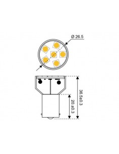 6xSMD-BA15s LED 6 10-30V  2