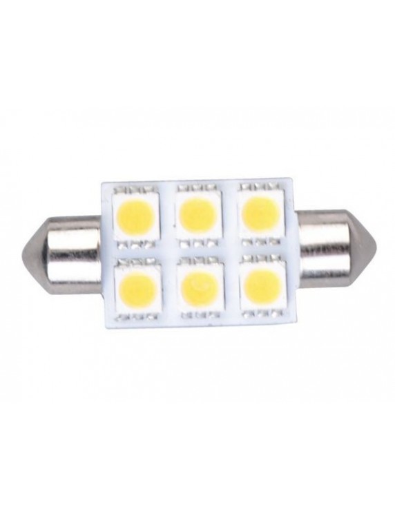 6xSMD-Buis LED 6 FESTOON 10-30V 37MM