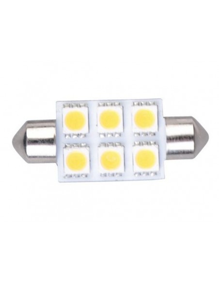 6xSMD-Buis LED 6 FESTOON 10-30V 37MM