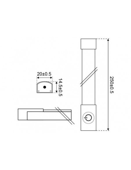 45xSMD - 3.5x1.35DC LED 45 12-14V LICHTSTRIP