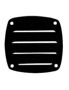 Vierkant ventilatierooster 84x84mm wit