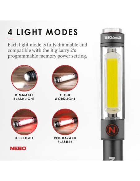 Nebo werklamp Big Larry 2  OPisOP