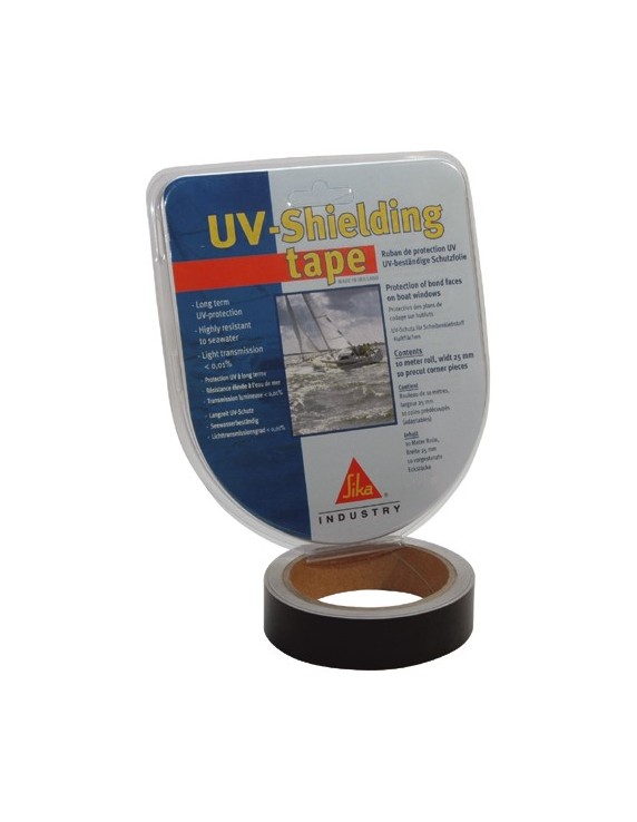 Sika UV shielding tape + hoekjes zwart