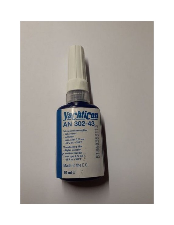 Schroefdraadborging blauw 10 ml