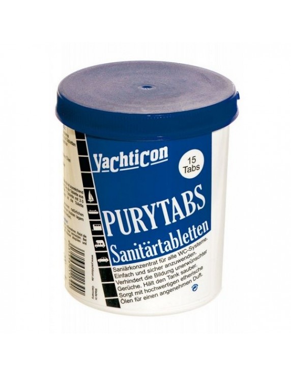 Pury Tabs sanitair tabletten 15 x 25 gr