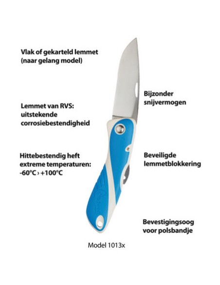 Aquaterra sport mes vlak lemmet groen/grijs