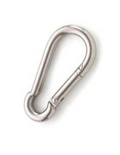 SNAP HOOK NARROWED ST/STEEL 50MM