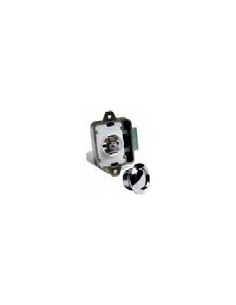 LOCK NICKEL CHR.BR BUTTON /E16MM