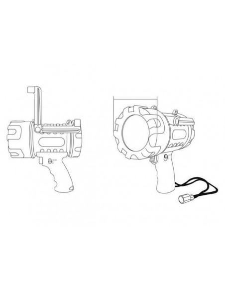 Handzoeklicht LED in 2 maten
