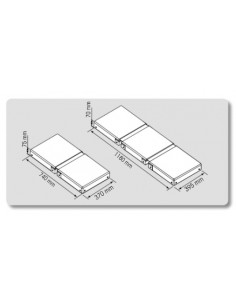 Drijfkussen driedubbel  2