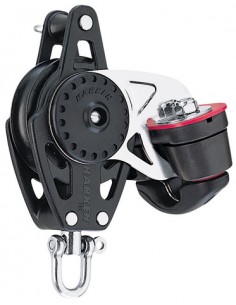 75mm Carbo blok met klem en hondsvot