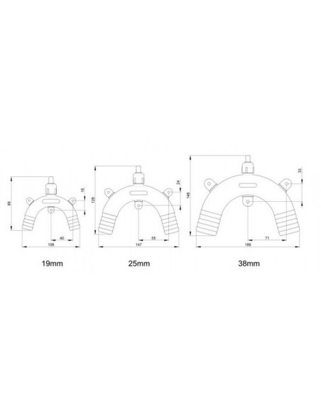 Trudesign beluchter wit div. maten