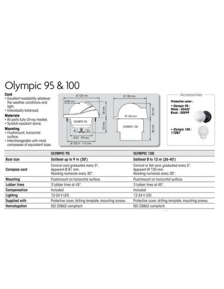 Olympic 95 wit/witte roos conisch