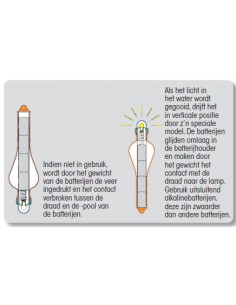 Drijvende reddingboeilicht met ophangbeugel 2