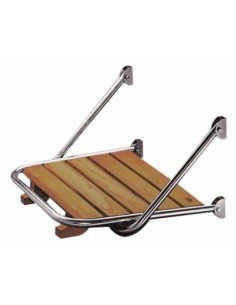 Platform RVS hout  45X48CM 2
