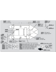 Houten zitting groen voor boot P240LG/LJ 2