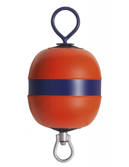 Meerboei met steel 28cm foam Oranje