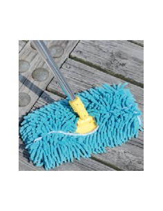 Borstel met microfiber spons