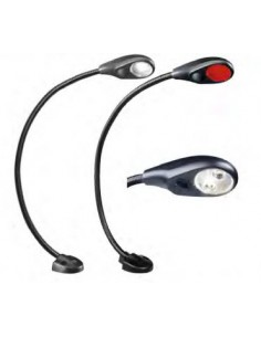 Kaartlamp zwart met LED...