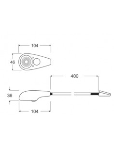 Kaartlamp zwart met LED... 2