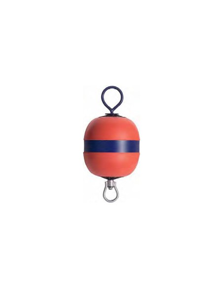 Meerboei met steel 28cm doorsnede oranje, foam