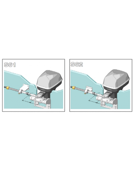 36191S/S61 Ultraflex aansluitset stalen buis