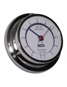 Getijdenklok RVS inclusief wandophanging Ø97 mm 2