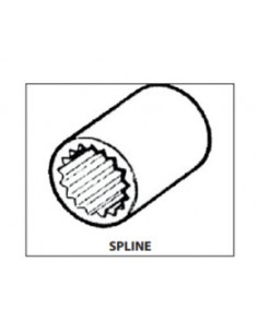 Neoprene inboard impeller spline drive 17200124 2