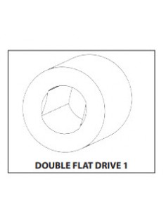 Neoprene inboard impeller double flat drive 1 met pakking & 2