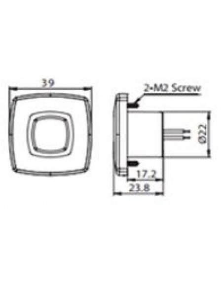 Hollex LED Traplamp Vierkant 12V in 3 modellen