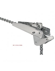 Boegroller scharnierend RVS div. maten