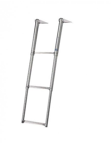 Telescopische zwemtrap opvouwbaar RVS 3 treden