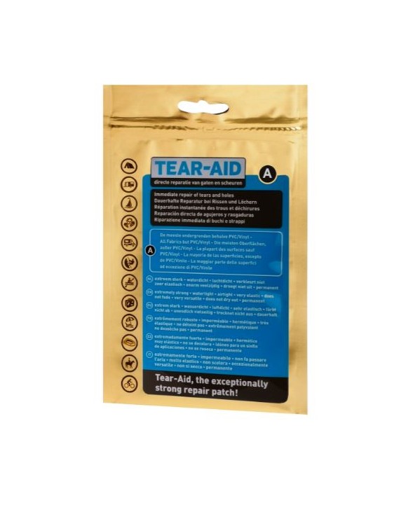 TEAR-AID kit Type A 7.6x30cm transparant reparatiemiddel