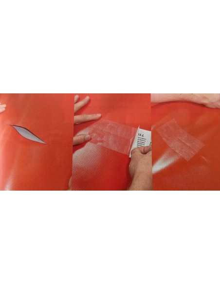 TEAR-AID kit Type A 7.6x30cm transparant reparatiemiddel