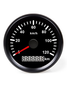 Hollex GPS Snelheidsmeter Zwart 0-120km/h 9-32V