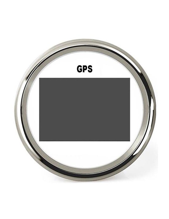 Hollex Digitale GPS Snelheidsmeter Wit/RVS 9-32V