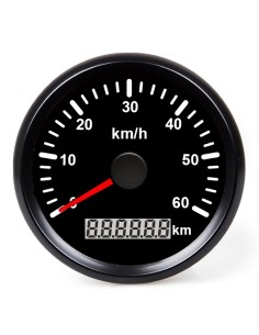 Hollex GPS Snelheidsmeter Zwart 0-60km/h 9-32V