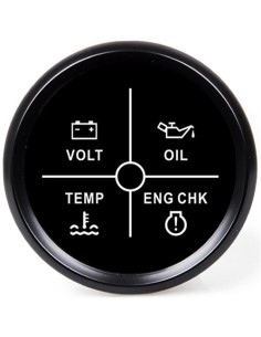Hollex Alarminstrument 4 in 1 Zwart 9-32V