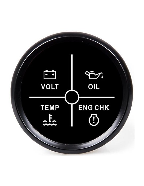 Hollex Alarminstrument 4 in 1 Zwart 9-32V