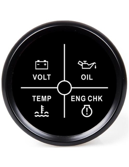 Hollex Alarminstrument 4 in 1 Zwart 9-32V