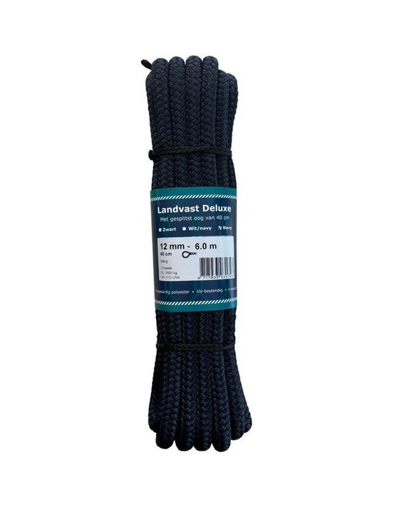 Landvast deluxe met 40 cm oog div maten en kleuren