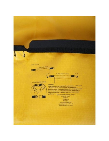 Typhoon Seaton Drybag geel div maten